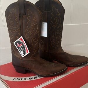 Justin Boots Men's Rich Brown Western Boots